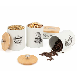 shumee SET 3 KUHINJSKIH POSOD IN POSODA ZA MASLO E-6058
