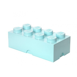 LEGO spremnik Brick 8 40041742 aqua plavi