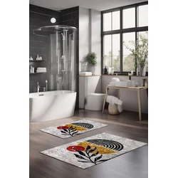 Lessentiel Maison Set prostirki za kupatilo CT-5406, 2 Komada, Šarena