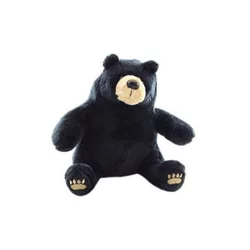 Plišasti črni medved 18 cm