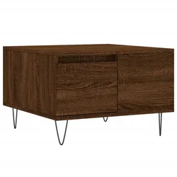 Stolić za kavu boja hrasta 55 x 55 x 36,5 cm konstruirano drvo