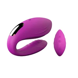 Parni vibrator sa daljinskim (MELO) LJUBIČASTI