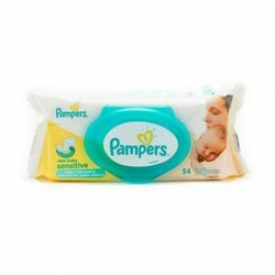 PAMPERS otroški nežni vlažni robčki New Baby Sensitive, 54 kosov