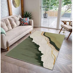 Conceptum Hypnose Tepih Shml12, Pravougaoni, 160 x 230 cm, Maslina-bež