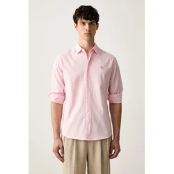 U.S. Polo Assn. safari srajca moška z lanom LINEN BLEND LS