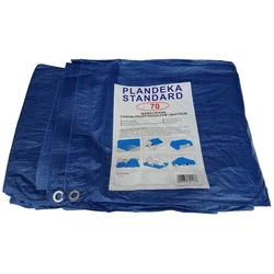 shumee Modra zaščitna ponjava 8x10 m (70 g/m2)