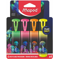 Set tekst markera Maped Deepsea Paradise - 4 boje