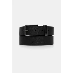 Usnjen pas Armani Exchange moški, črna barva, XM001695 AF17387