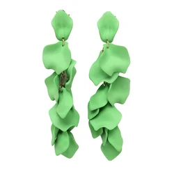 AVANT-GARDE PARIS Uhani Petals zelena