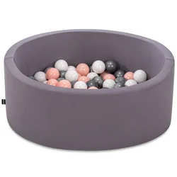 WALLXPERT Ogradica sa lopticama Bubble Pops v12 Grey
