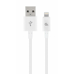 CC-USB2P-AMLM-1M-W Gembird 8-pin charging and data cable, 1m, white