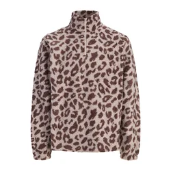 JACK & JONES Pulover JORSEBASTIAN čokolada/kaki