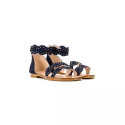 Chloé Kids-studded sandals-kids-Blue