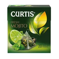 Curtis Fresh Mojito - Zeleni čaj sa mohito aromom, korom citrusa i mentom, 20x1.7g