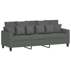 Vidaxl Trosed svetlo siv 180 cm blago