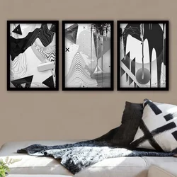 Wallity Set uramljenih slika 3SC115, 3 dijela