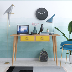 Hanah home Radni sto 120x74x60?cm Hrast-Žuti