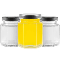 shumee 12x 110ml ŠESTROKOTNI kozarec za začimbe in med