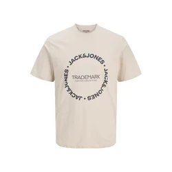 Jack & Jones Junior Majica JJBENSON bež / antracit