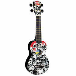 MAHALO ukulele PACK SKULL