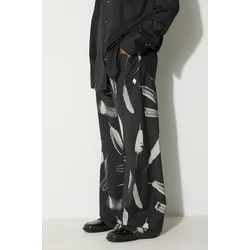 Volnene hlače Marcelo Burlon Aop Wind Feathers