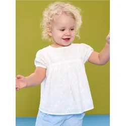 Sinsay - Bluza od strukturalnog, izvezenog materijala - belo