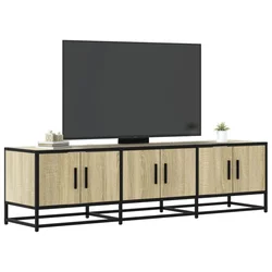 TV ormarić Sonoma hrast 150x35x41 cm Konstruirano drvo i metal