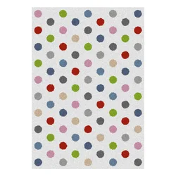 Bela preproga Universal Norge Dots, 80x150 cm
