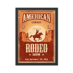 Wallity Uokvirena slika Rodeo Show, 35x45 cm