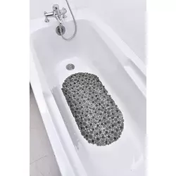 Tendance Podloga za kadu Bubbles, 69x36 cm, Siva