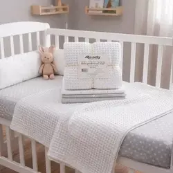 Ready Bebi Prekrivač Vafl - Beli