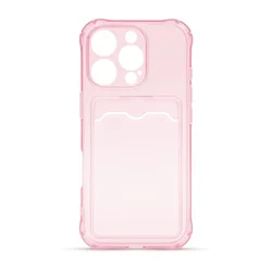 Futrola Clear Wallet za Iphone 16 Pro, Roze