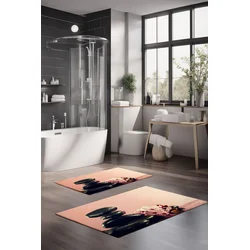Lessentiel Maison Set prostirki za kupatilo CT-5184, 2 Komada, Šarena