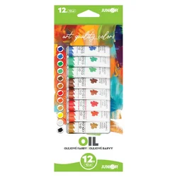 Oljne barve JUNIOR 12 ml - komplet 12 kosov