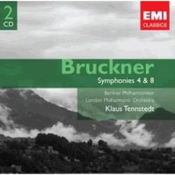 BRUCKNER - SYMPH.4&8,KLAUS TENNSTEDT