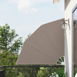 Zaslon za privatnost na balkonu 140 x 140 cm Poliester