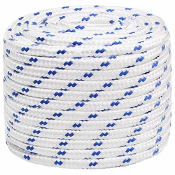 vidaXL Večnamenska uporabna vrv 18 mm 25 m Bela in modra PP