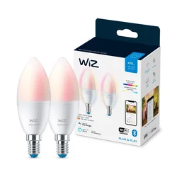 Komplet od 2 prigušiva LED RGBW sijalica C37 E14/4,9W/230V 2200-6500K Wi-Fi - WiZ