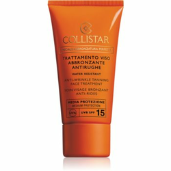 Collistar Speciale Abbronzatura Perfetta krema za sončenje proti staranju kože SPF 15 (Anti-wrinkle Tanning Face Treatment) 50 ml
