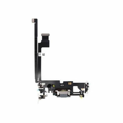 Apple iPhone 12 Pro Max - konektor za polnjenje + Flex kabel (grafit)