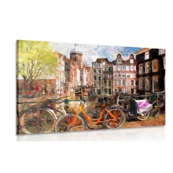 Slika naslikani Amsterdam - 150x100