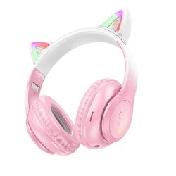 hoco. Slušalice bežične sa mikrofonom, Bluetooth - W42 Cat Ears, Cherry Blossom