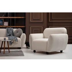 Atelier del Sofa Fotelja Eddy 86x86x90cm Krem