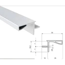Sistem Gola za viseće elemente 4.2m 80G29AL54 - Bela Mat 54 ( 563-121 )