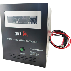 GEMBIRD UPS čist sinusni pretvarač sa produženom autonomijom PSW-5000VA, GMB long, 3500 W, 220/48 V, Crni