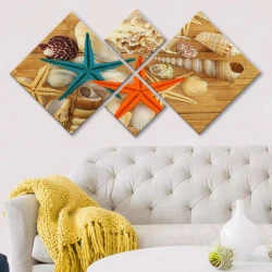 Wallity slika 4MDF293204606, 60x115 cm, 4 dijela