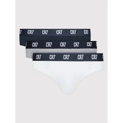 Cristiano Ronaldo CR7 Komplet spodnjih hlač slip? Basic 8100-66-2112 Pisana