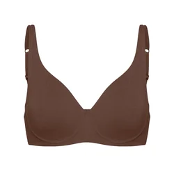 cfab Nedrček Cotton Bügel BH ohne Pads rjava
