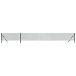 Vidaxl Mrežna ograja zelena 1,1x10 m