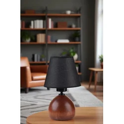 Opviq Stona lampa Cameron, Crno-braon